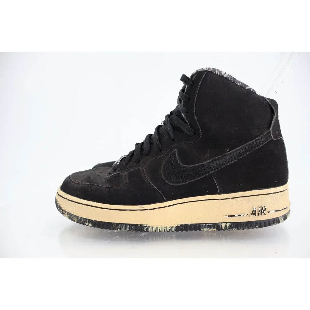 Nike Air Force 1 High '07 Mid Youth Size 7 Black Sneakers Basketball Shoes